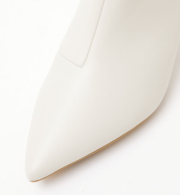 AU BANNISTER「【最高ブーツ/ 6.5cmヒール】ポインテッドトゥショートブーツ」|ショートブーツ|