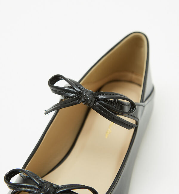 AU BANNISTER「【販売店舗限定】ダブルリボンポインテッドパンプス」|パンプス|