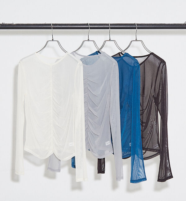 NOMINE「フロントシャーリング シアー ロンT」|Tシャツ・カットソー|