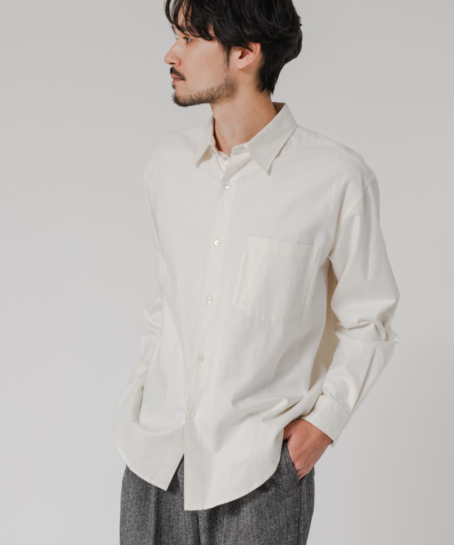 URBAN RESEARCH「『UR TECH』Brushed Cotton Shirts」|シャツ・ブラウス|