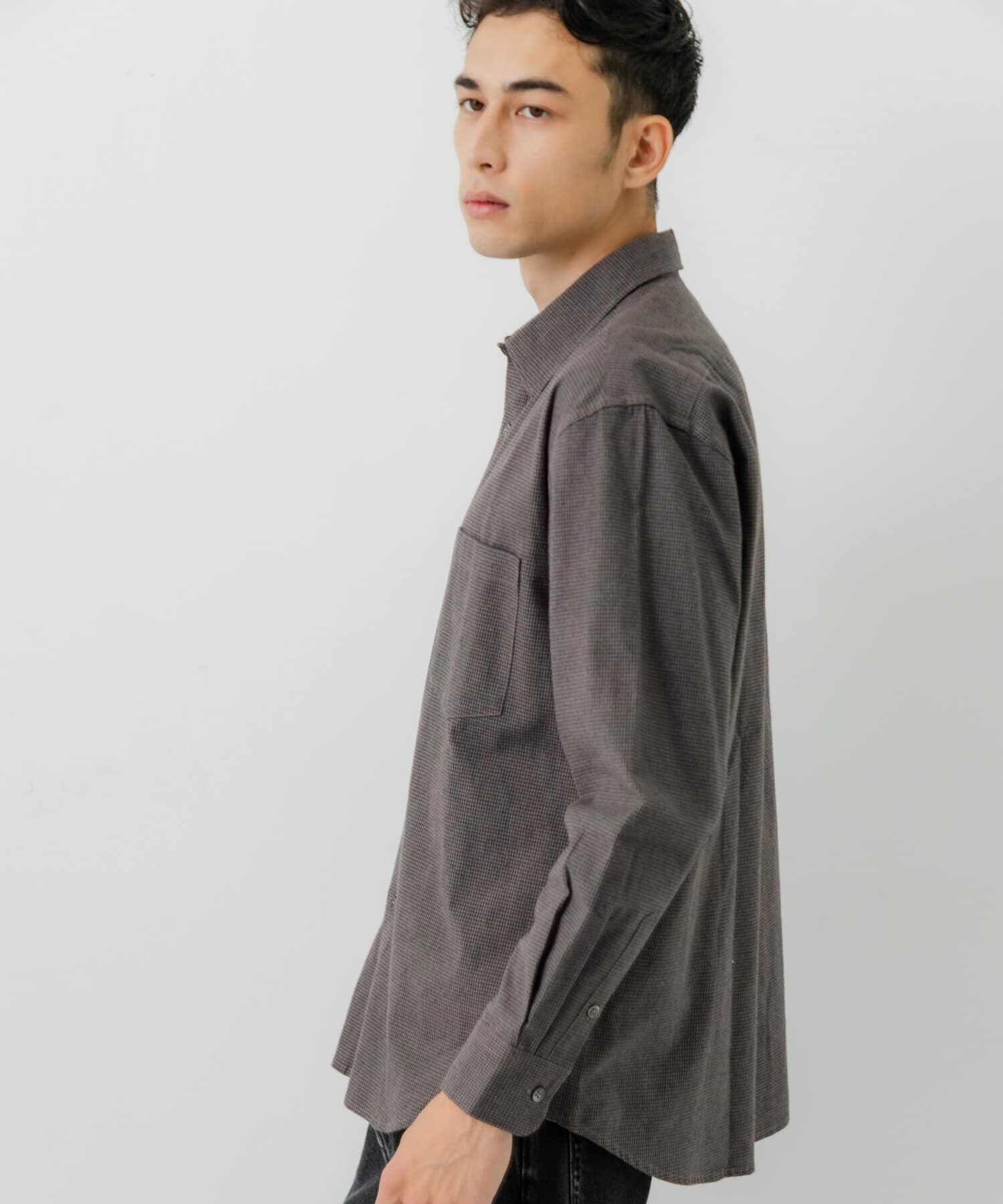 URBAN RESEARCH「『UR TECH』Brushed Cotton Shirts」|シャツ・ブラウス|