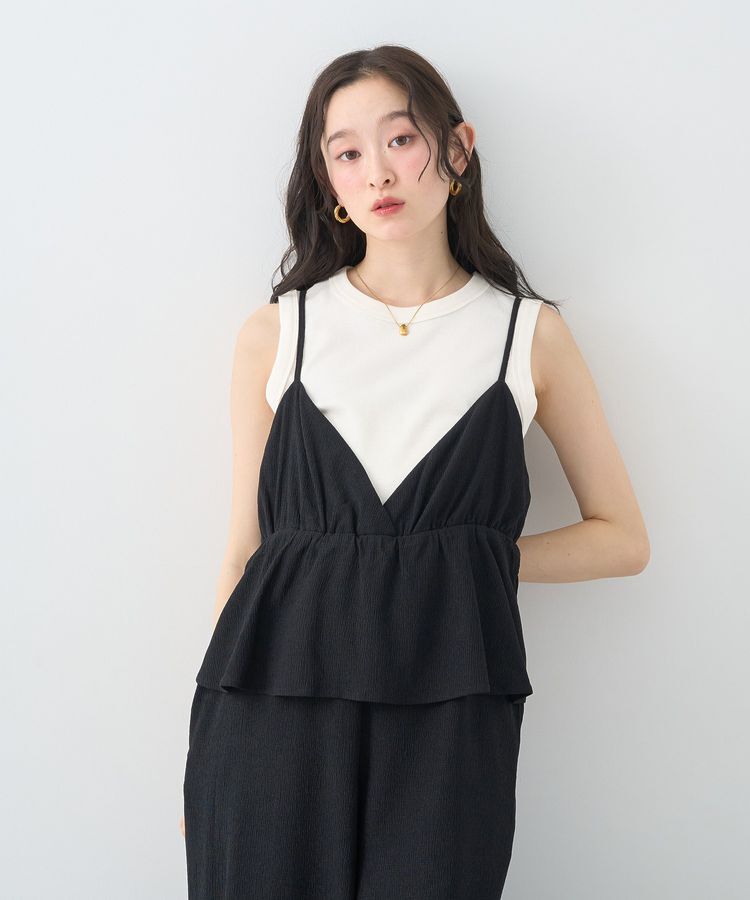 earth music&ecology「リブタンクトップ」|インナー|