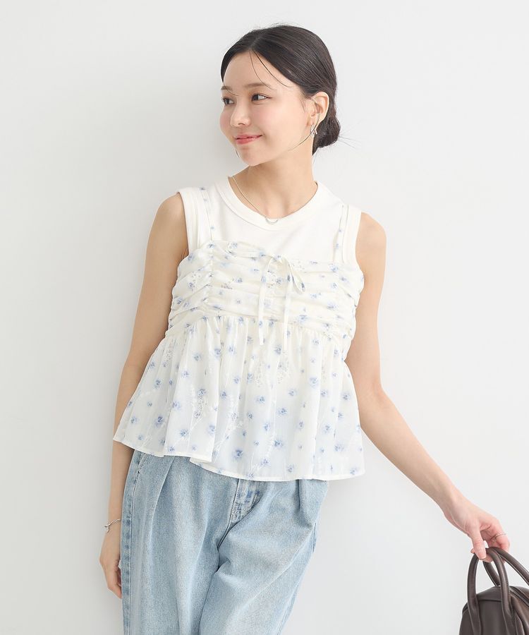 earth music&ecology「リブタンクトップ」|インナー|