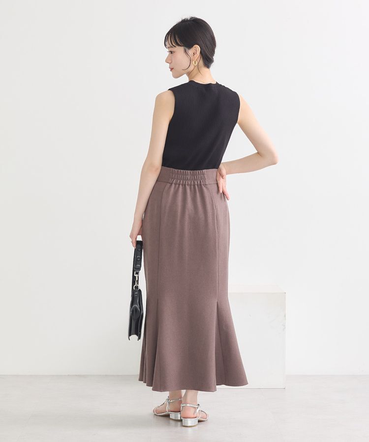 earth music&ecology「フロントジップマーメイドスカート」|タイト|