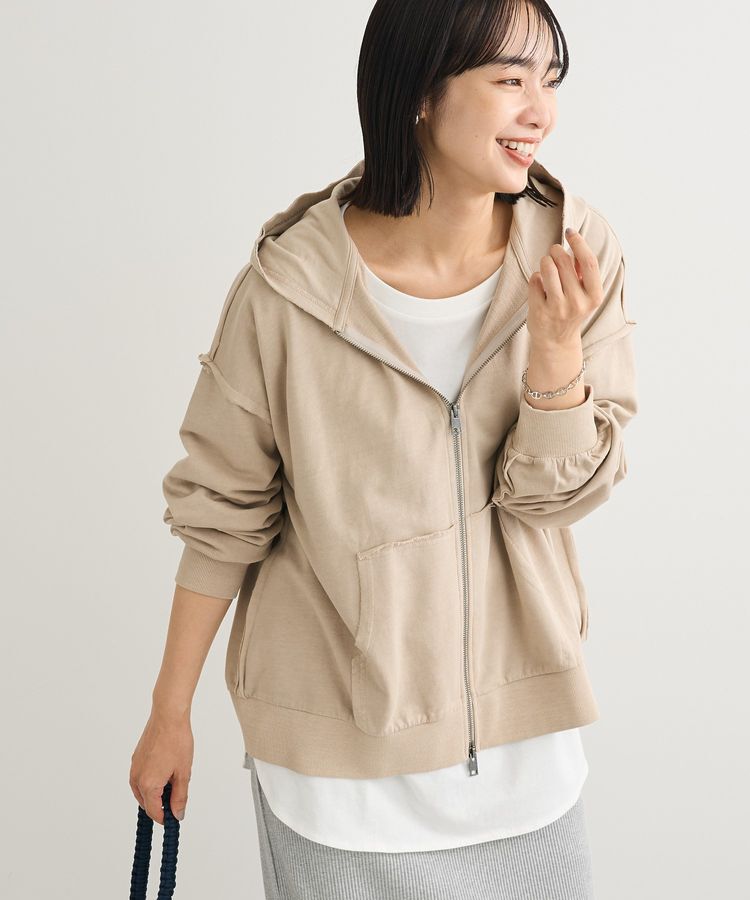 Green Parks「ピグメントパーカー」|スウェット・ジャージ|Beige