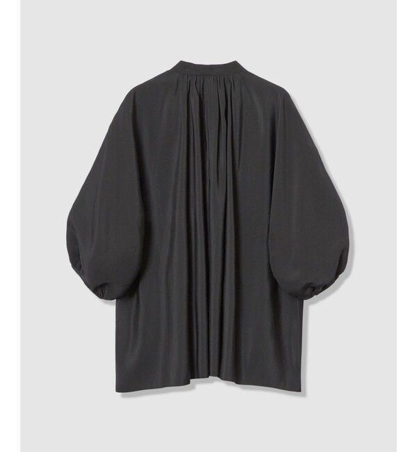 allureville「ギャザーボリュームスタンドブラウス」|シャツ・ブラウス|