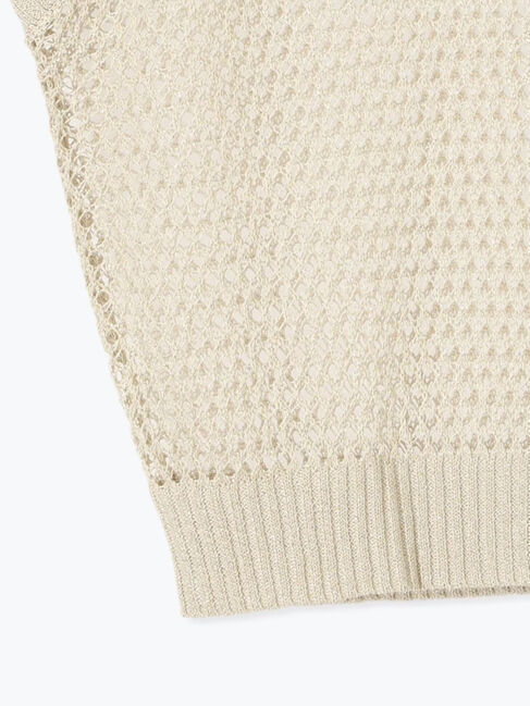 Te chichi「ラメメッシュニットベスト」|ダウンベスト・ベスト|