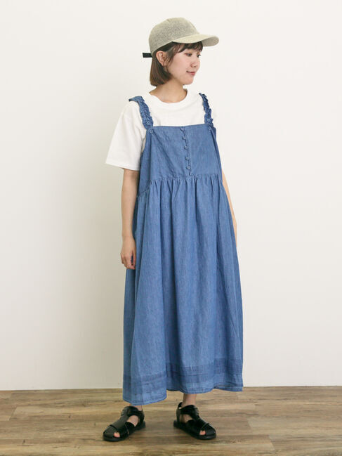 Samansa Mos2「花瓶柄コード刺繍Tシャツ」|Tシャツ・カットソー|