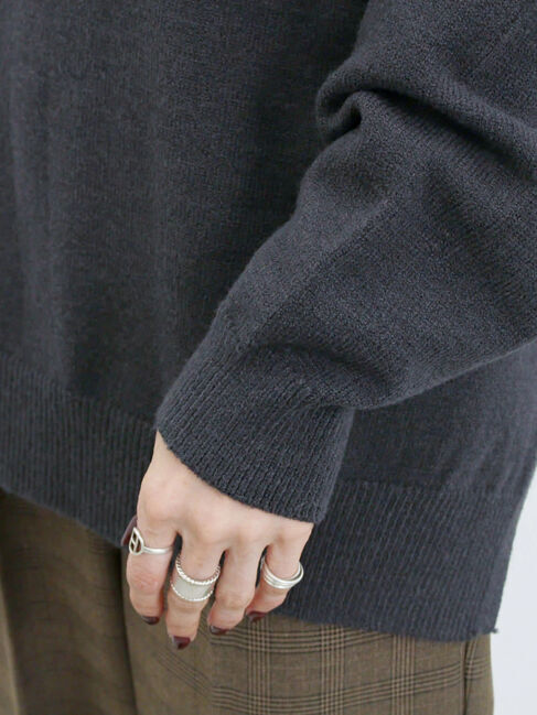 Samansa Mos2 blue「【Disney】ヴィランズ/ニット」|ニット・セーター|