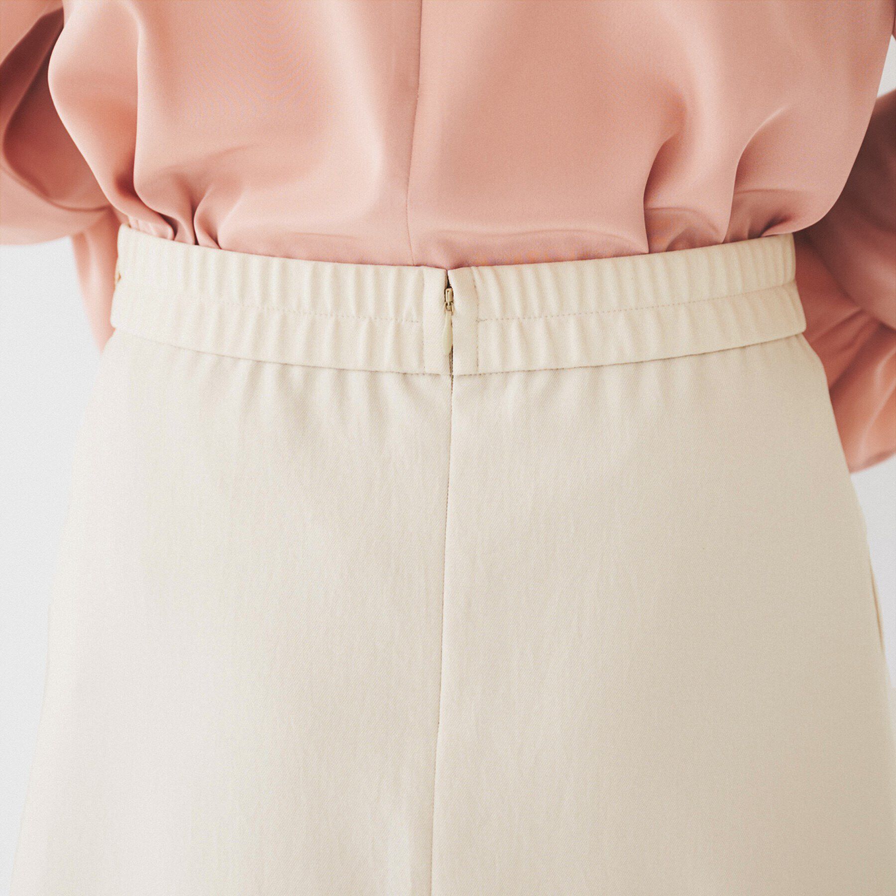 UNTITLED「【ミモレ丈/きれいめ】共ベルト付きマーメイドスカート」|スカート|