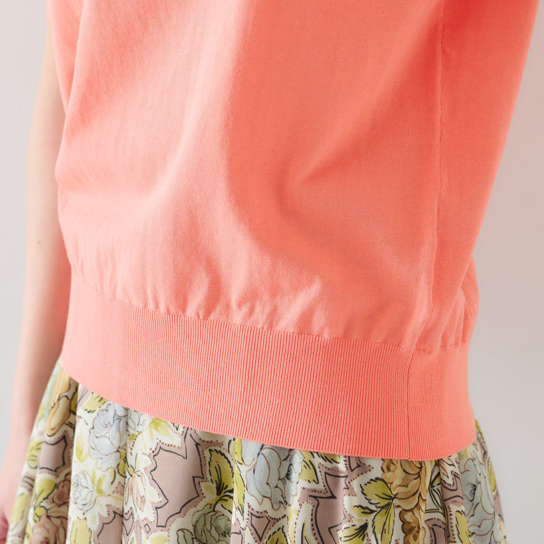 UNTITLED「【11色展開/コットン100/アンサンブル可能】 プルオーバーニット」|ニット・セーター|