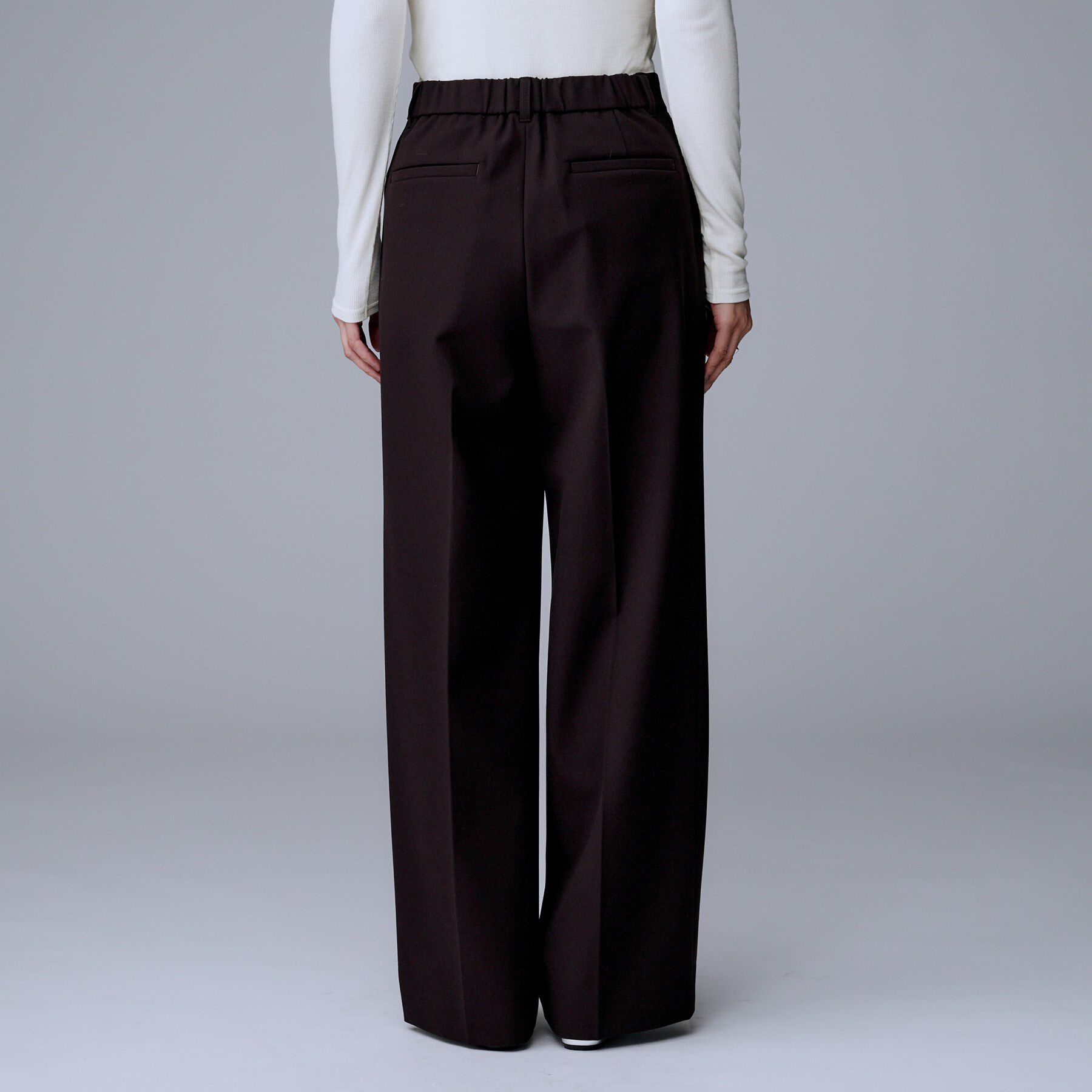 UNTITLED「【あったか素材/ストレッチ性】裏起毛ワイドパンツ」|その他|