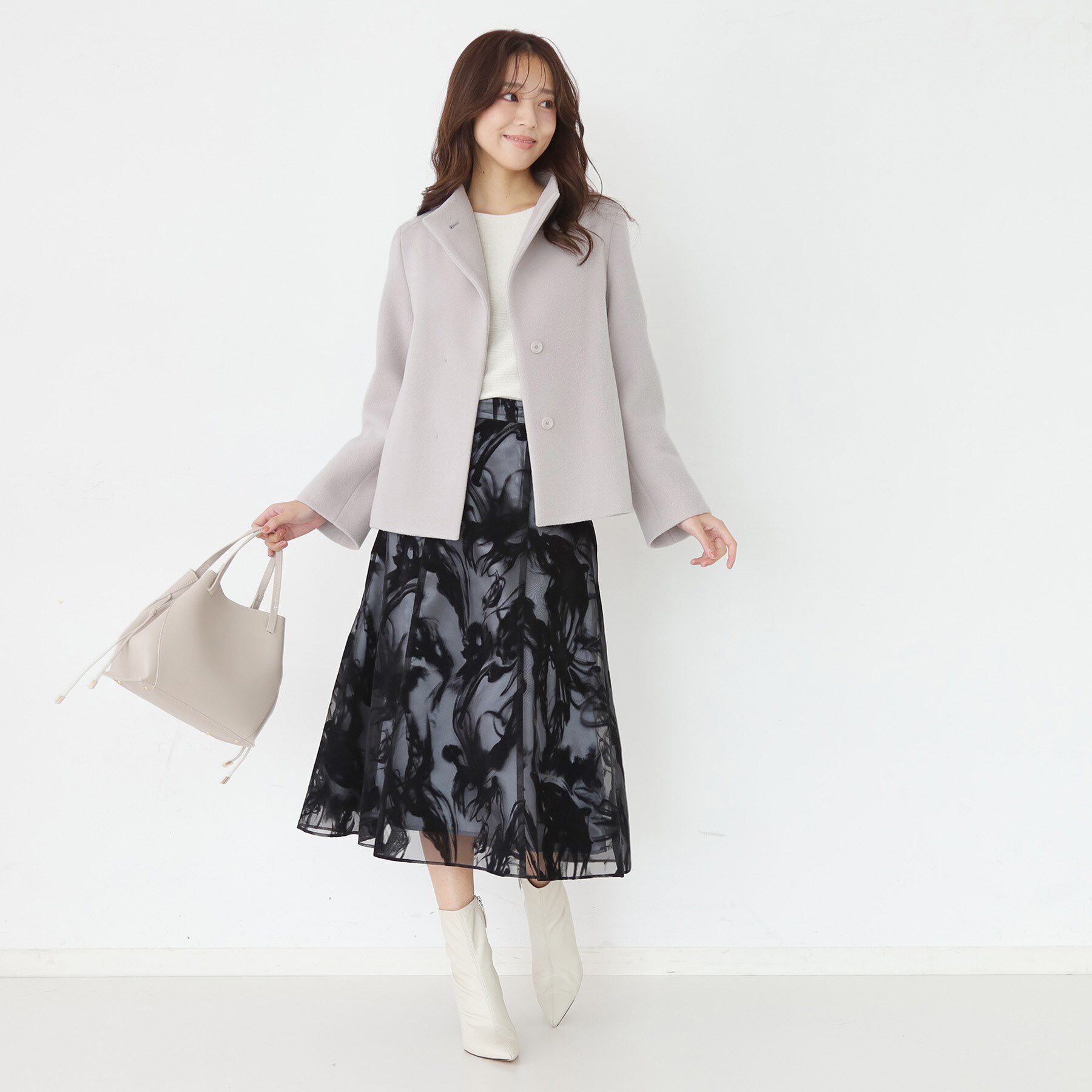 COUP DE CHANCE「【日本製】スタンドカラーのショート丈コート」|その他|