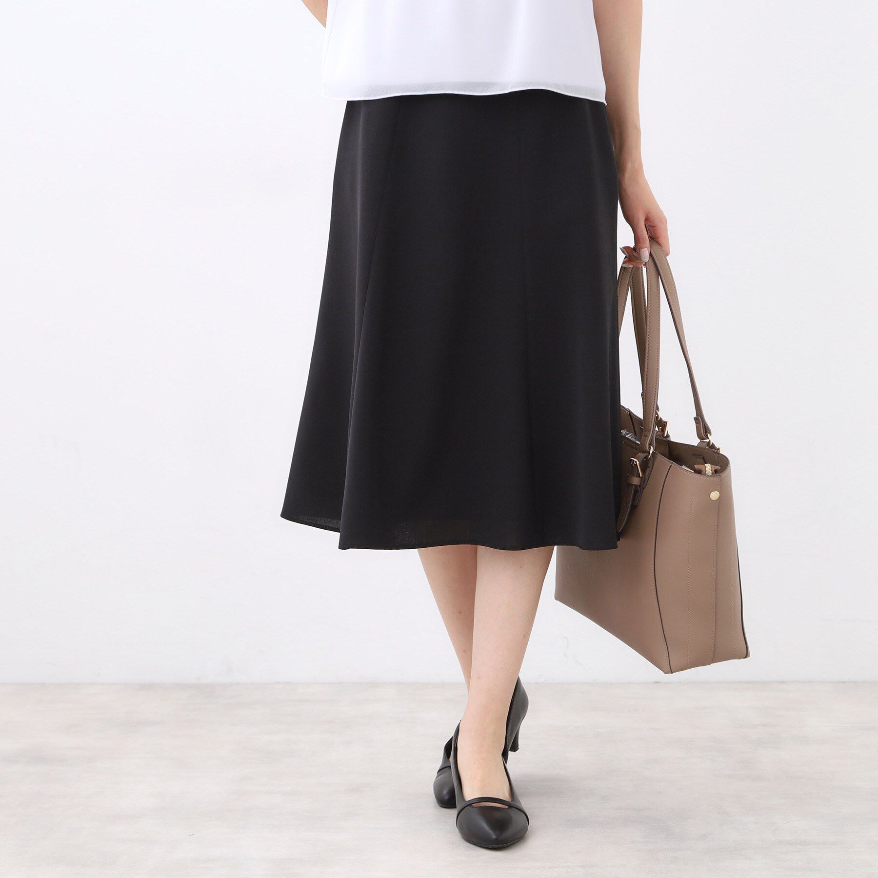 Reflect「【美シルエット】ソフトマーメイドスカート」|スカート|