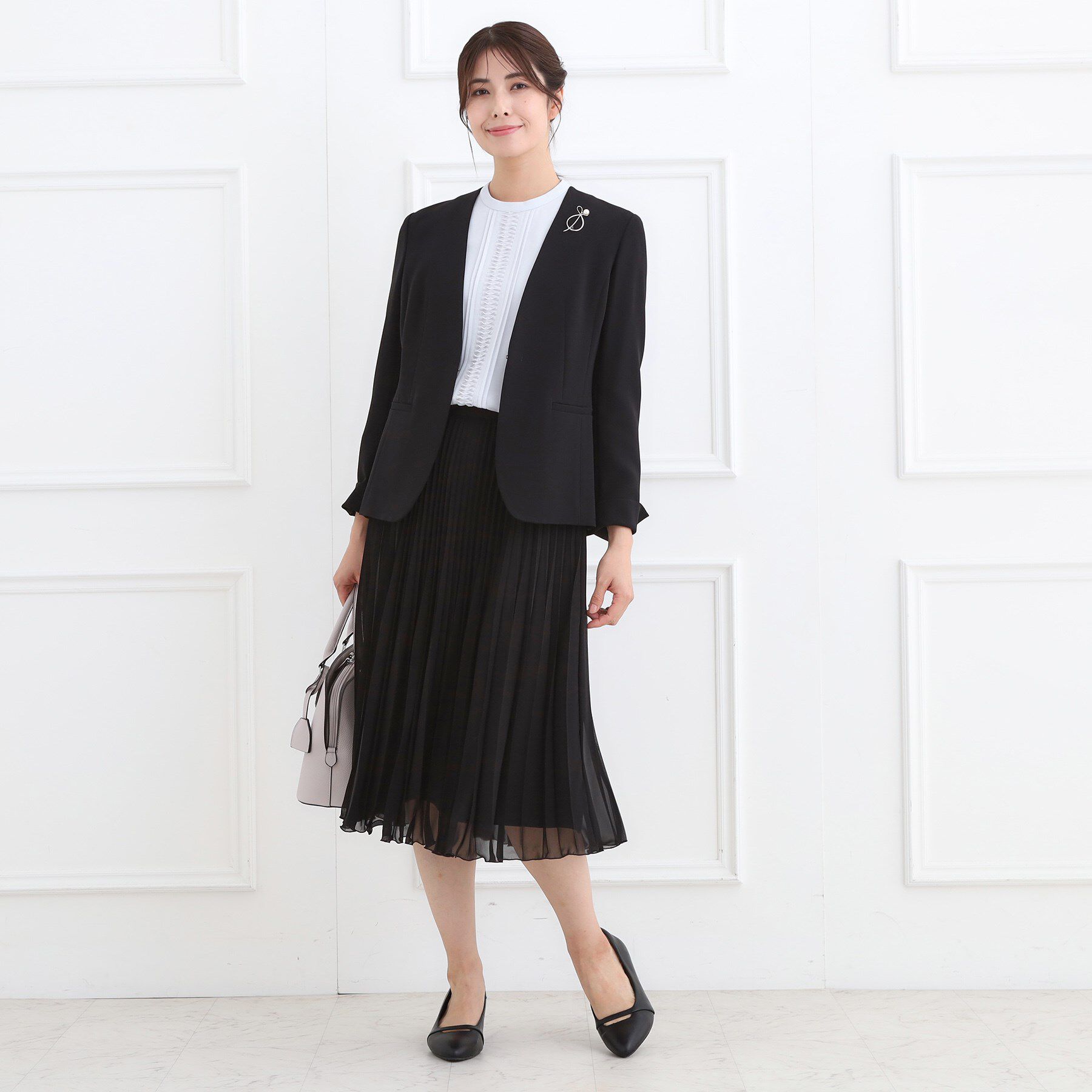 Reflect「【お仕事に◎】スタンドネックブラウス」|シャツ・ブラウス|