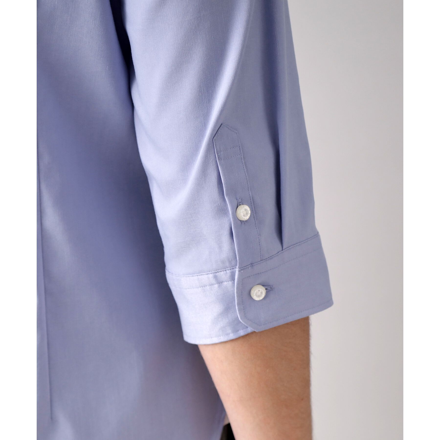 DRESSTERIOR「リネン混スリークオーターシャツ」|シャツ・ブラウス|