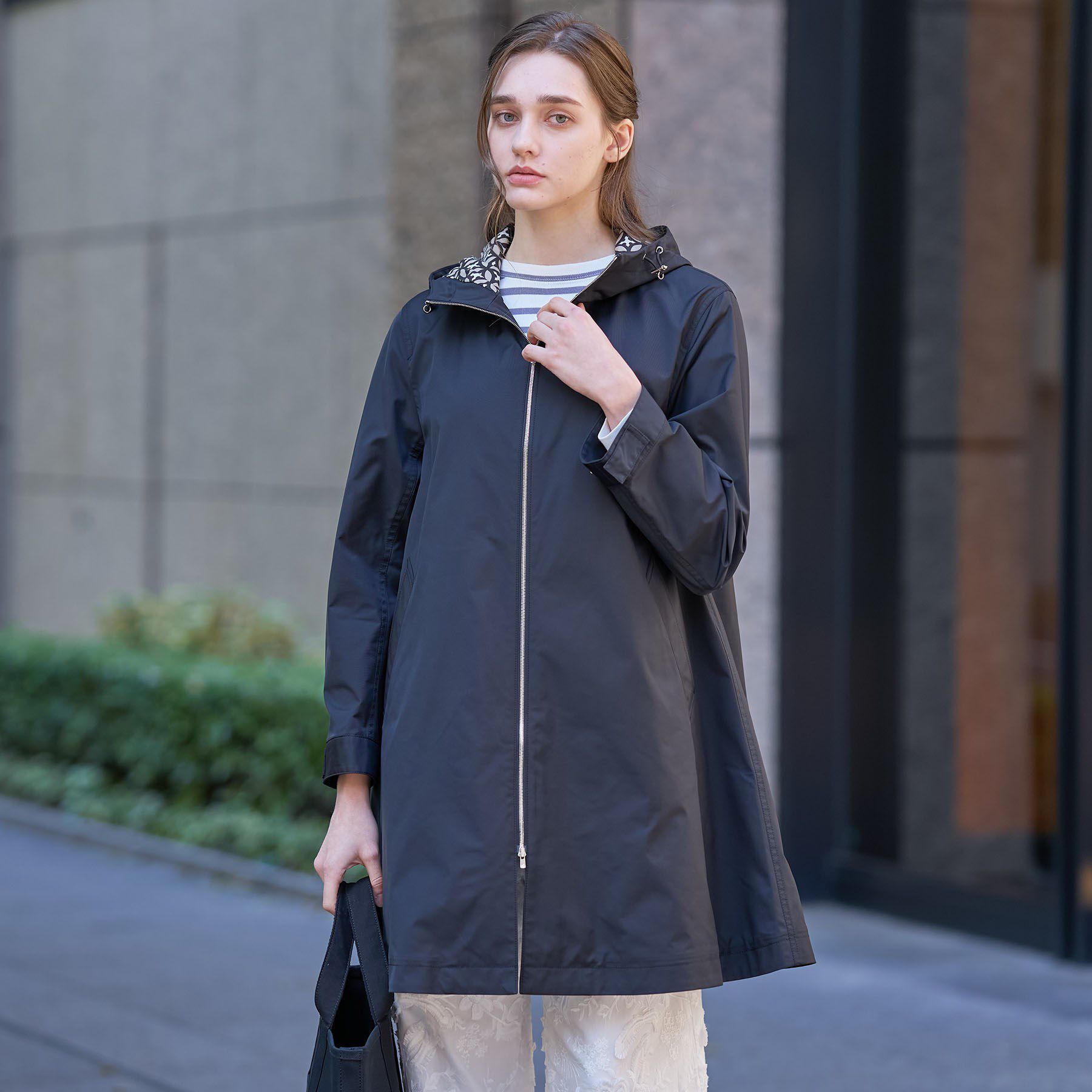 DRESSTERIOR「【ウォッシャブル/撥水素材】撥水フーテッドツイルコート」|その他|