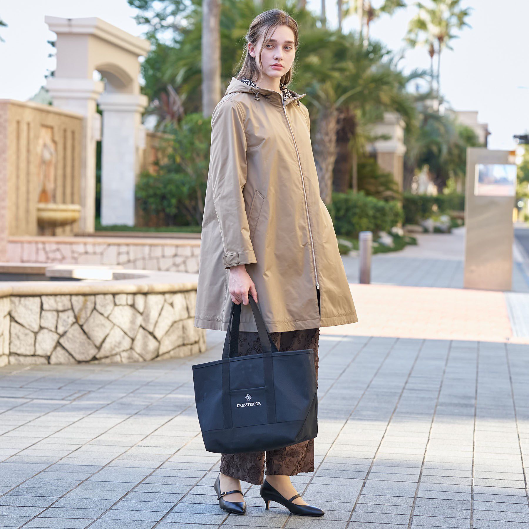 DRESSTERIOR「【ウォッシャブル/撥水素材】撥水フーテッドツイルコート」|その他|