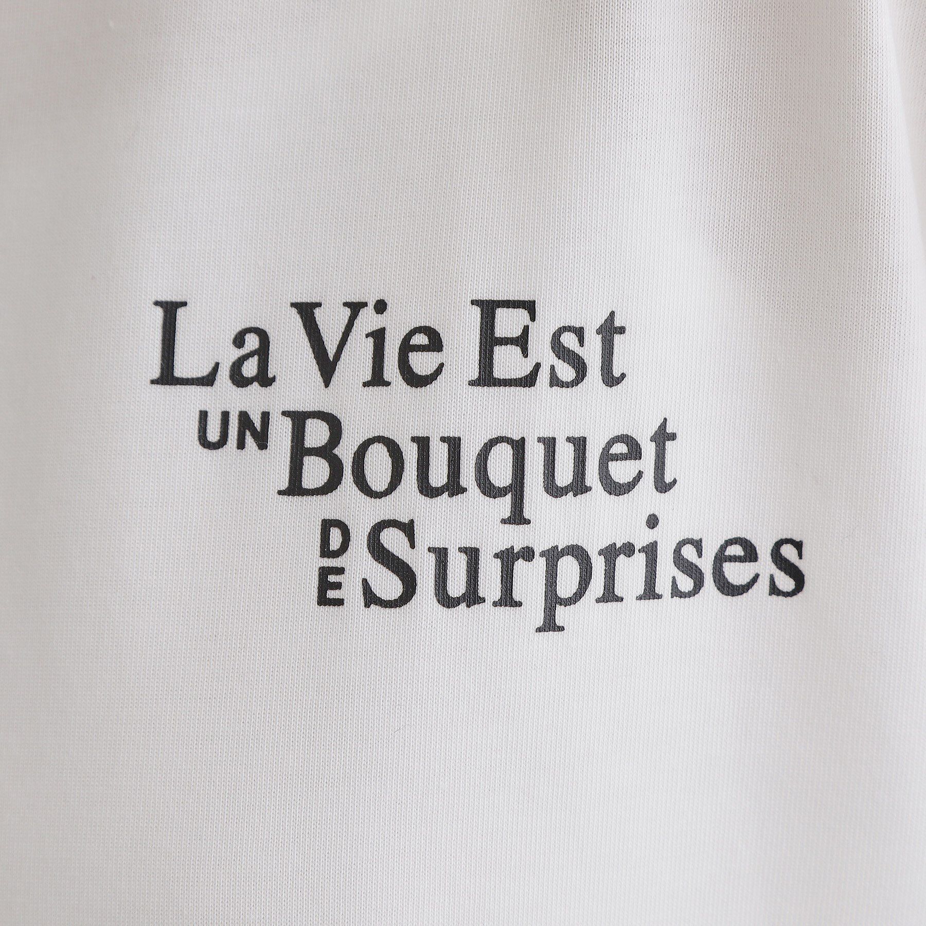 grove「五分袖ロゴプリントTシャツ」|Tシャツ・カットソー|