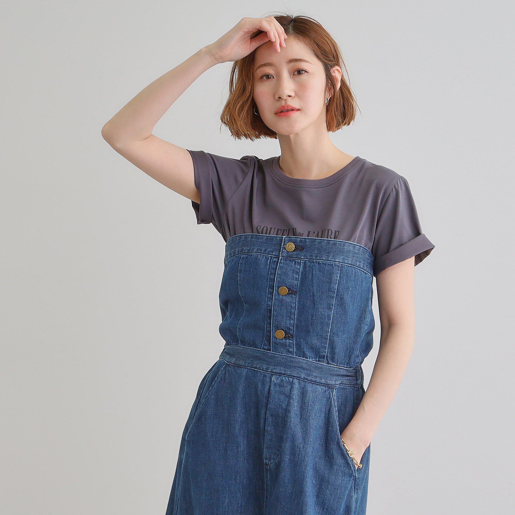 grove「【Lee&times;grove別注】3WAY　BUSTIER　SKIRT」|ワンピース|