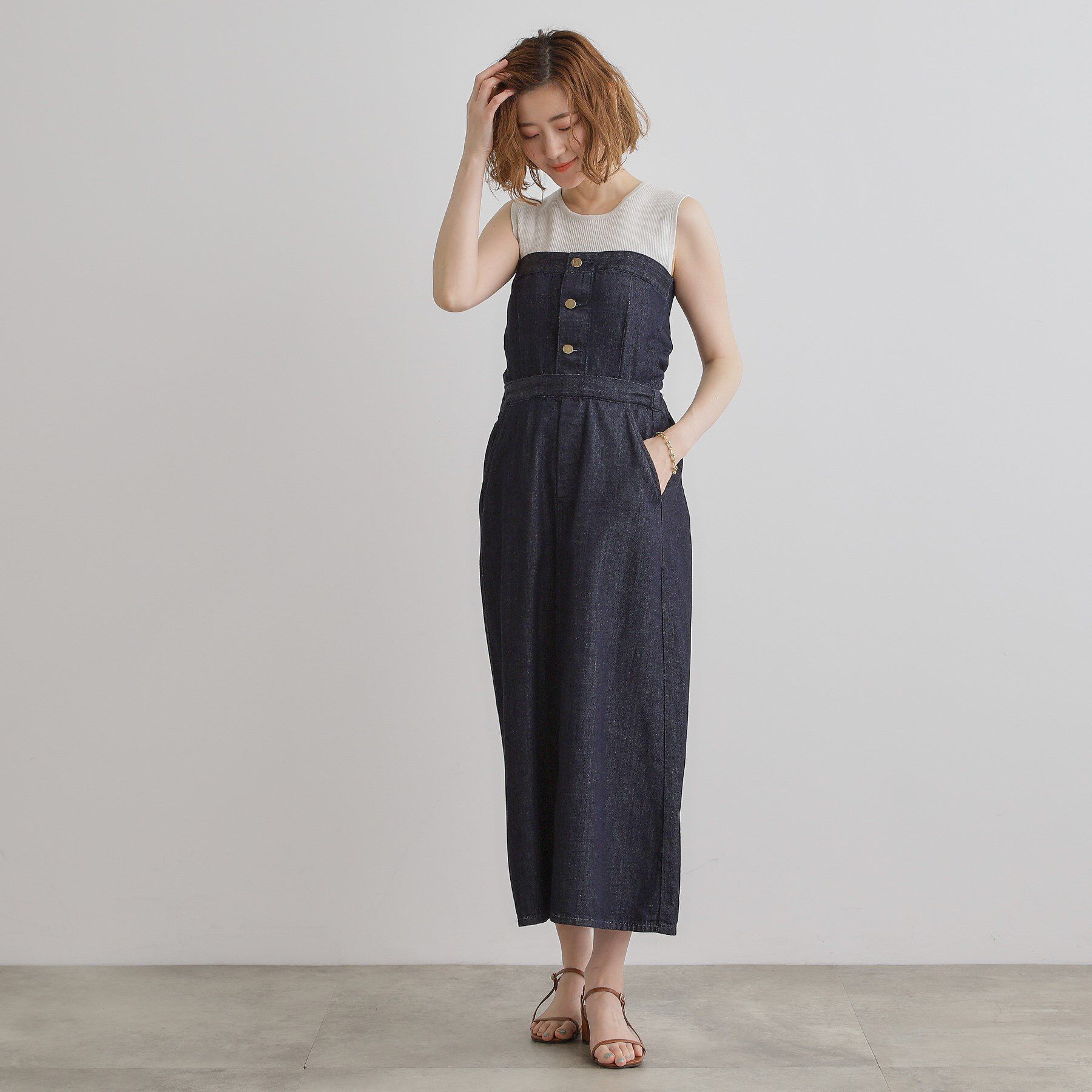 grove「【Lee&times;grove別注】3WAY　BUSTIER　SKIRT」|ワンピース|