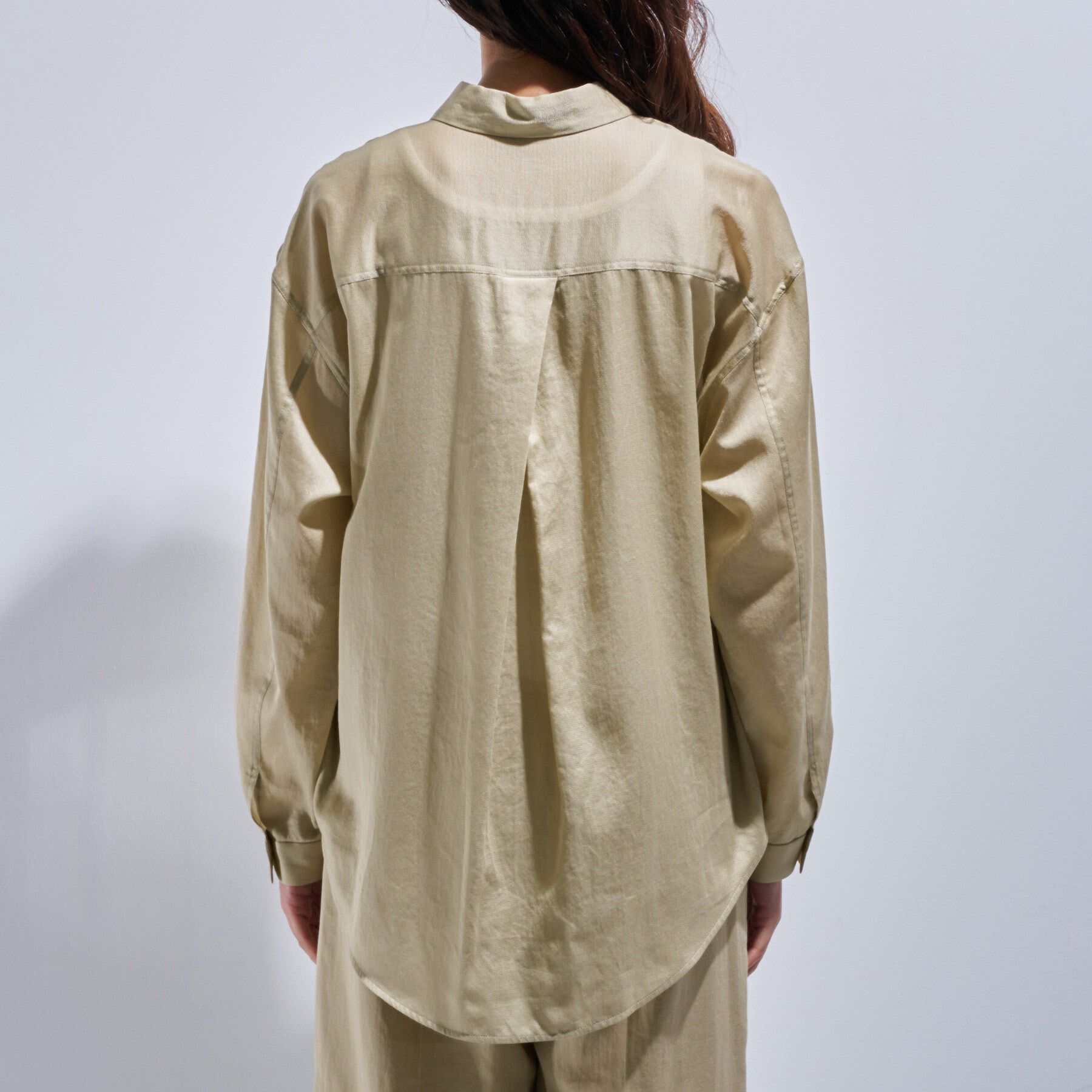 INDIVI「【日本製／SETUP可能】ガーゼ素材ブラウス」|シャツ・ブラウス|