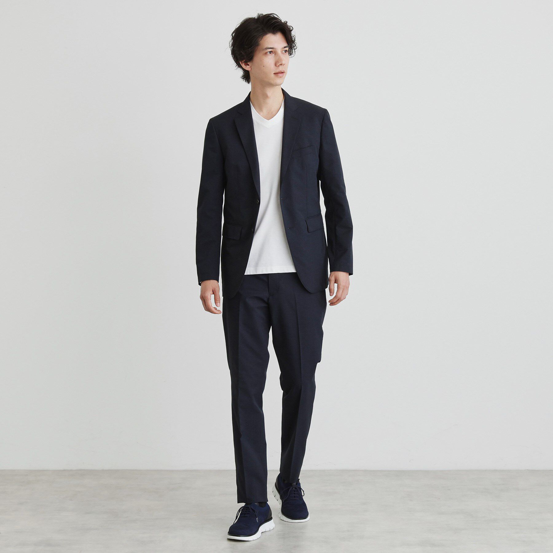 TAKEO KIKUCHI「【抗菌防臭】COOL DOTS（R）ドビープリント ジャケット」|テーラードジャケット|