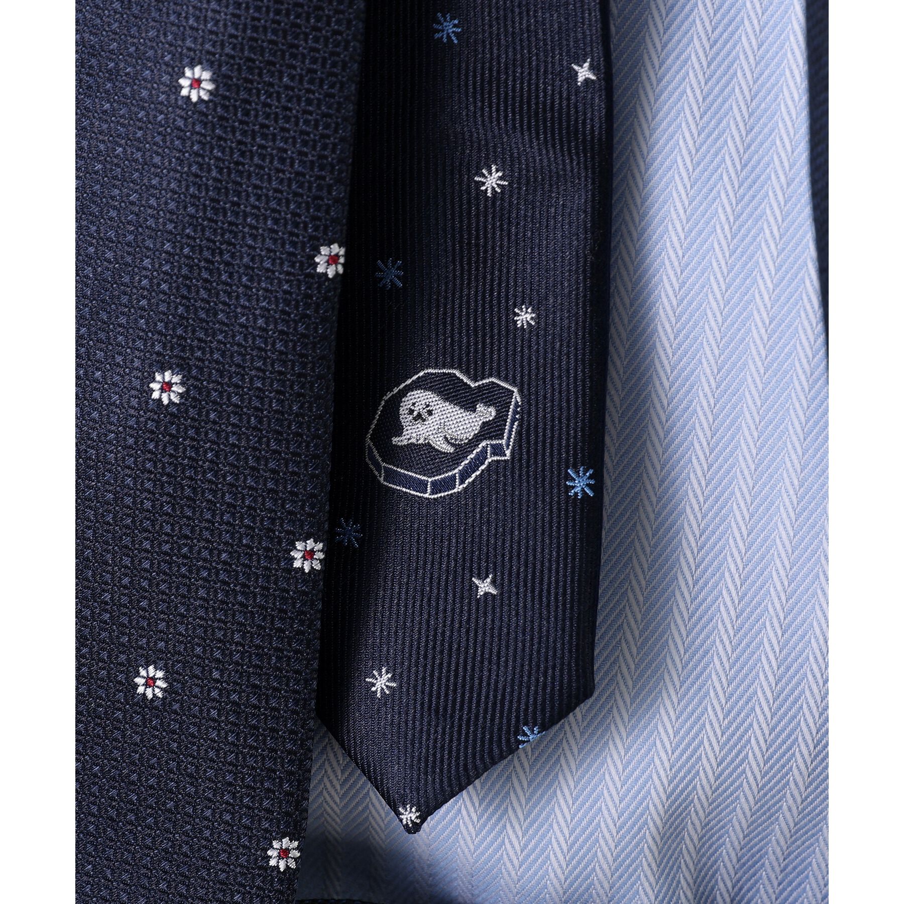 TAKEO KIKUCHI「【BOXセット】Sea Creatures ネクタイ＆タイバー」|ネクタイ・蝶ネクタイ|