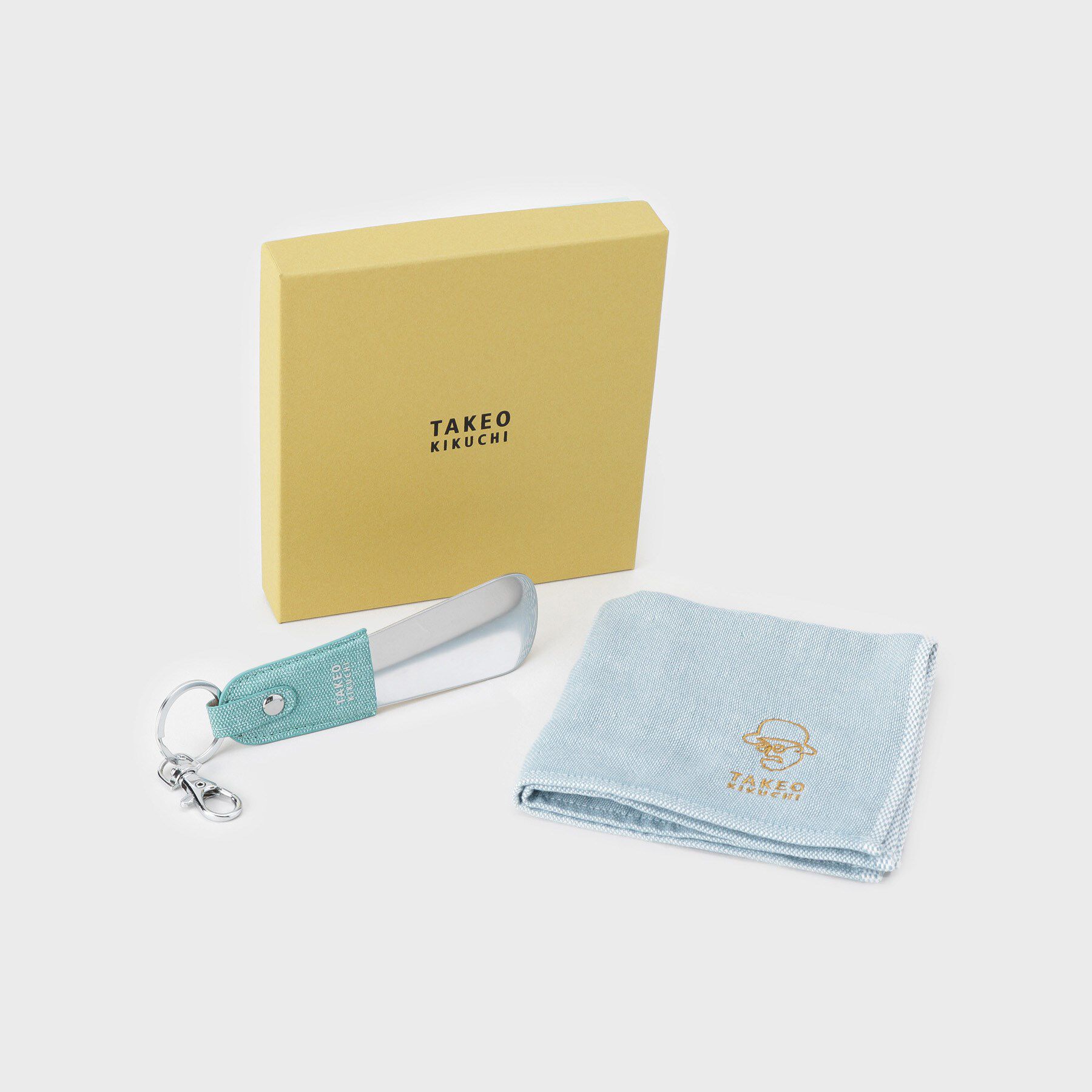TAKEO KIKUCHI「タオルハンカチシューホーンセット」|その他|ライトグリーン(02