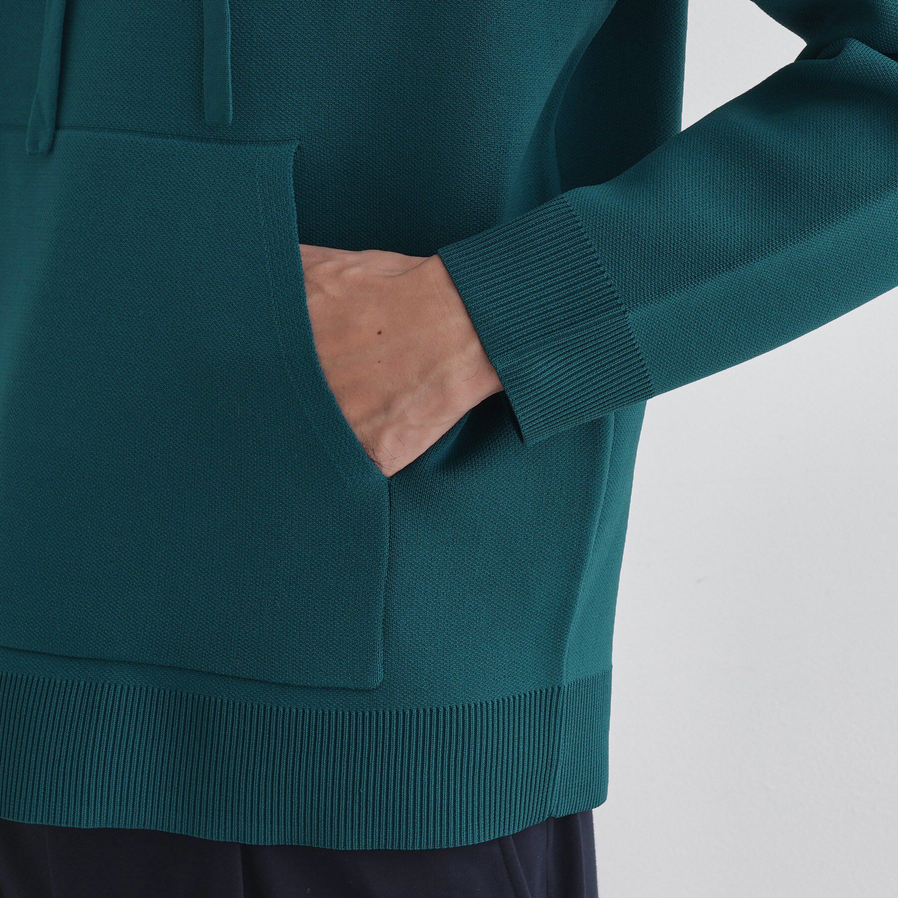 TAKEO KIKUCHI「スポンディッシュ プルオーバー ニットパーカ」|ニット・セーター|