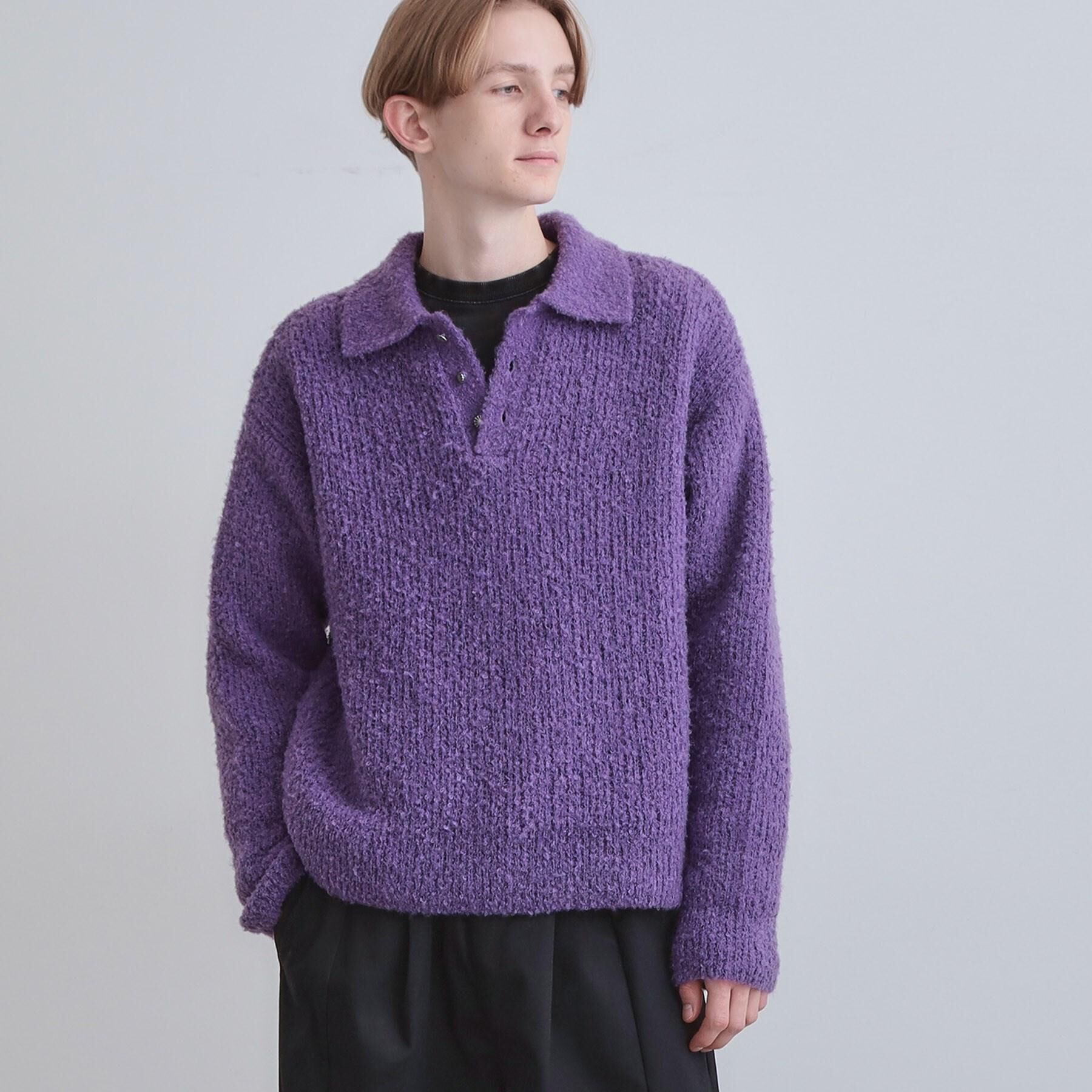 tk.TAKEO KIKUCHI「ブークレニットポロシャツ」|ニット・セーター|