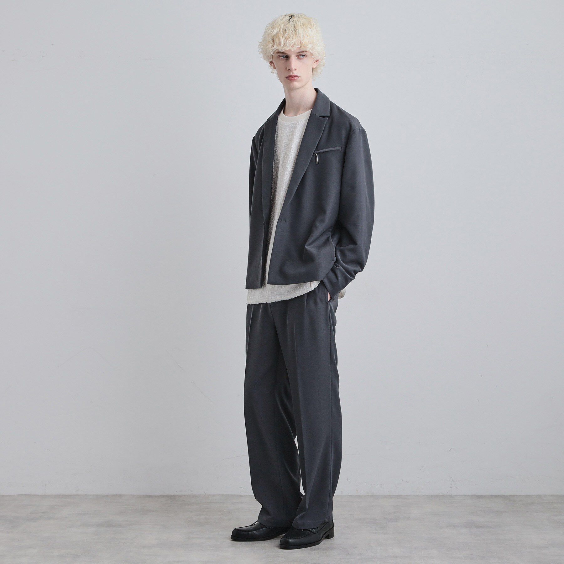 tk.TAKEO KIKUCHI「【セットアップ対応】クロップドジャケット」|テーラードジャケット|