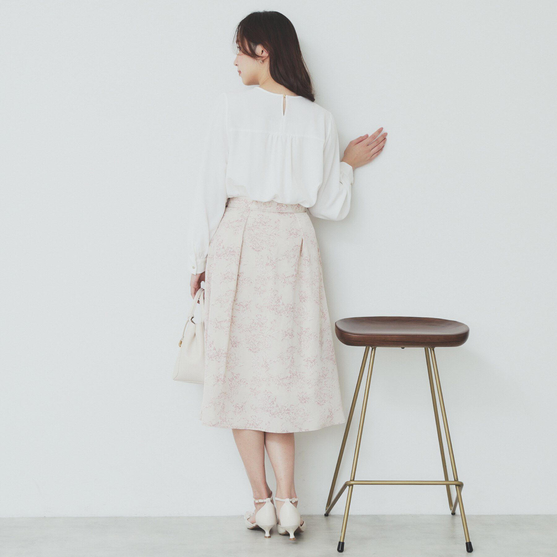 index「ストレッチラッフルボウタイブラウス【洗濯機洗い可/防シワ】」|シャツ・ブラウス|