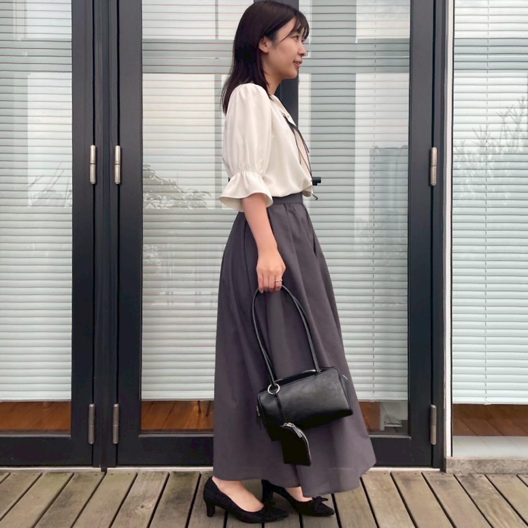 Couture broach「【きれいめ・シアー・通勤】パレットボイルロングスカート」|スカート|