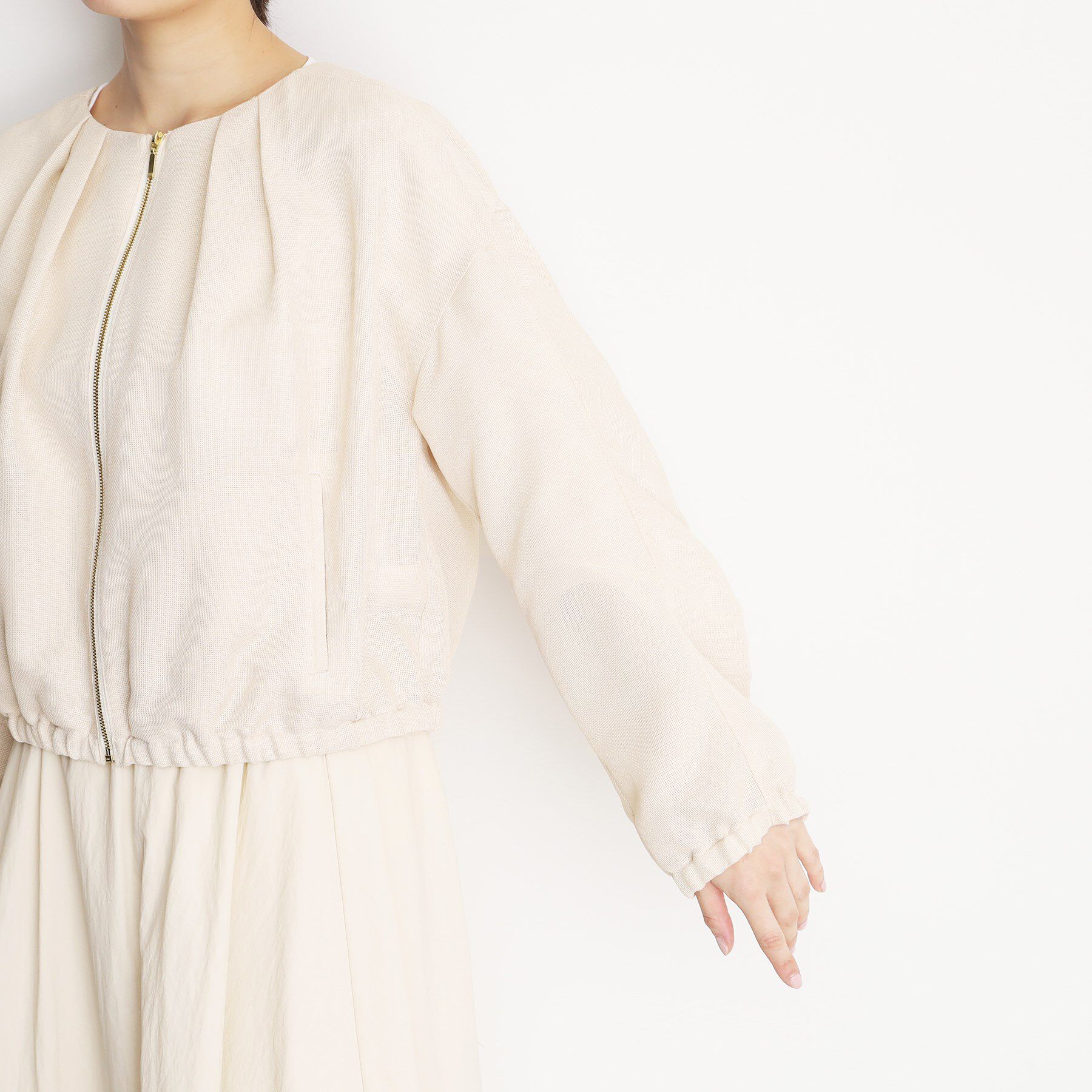 THE SHOP TK「パナマメッシュブルゾン【洗える】」|ブルゾン・スタジャン|