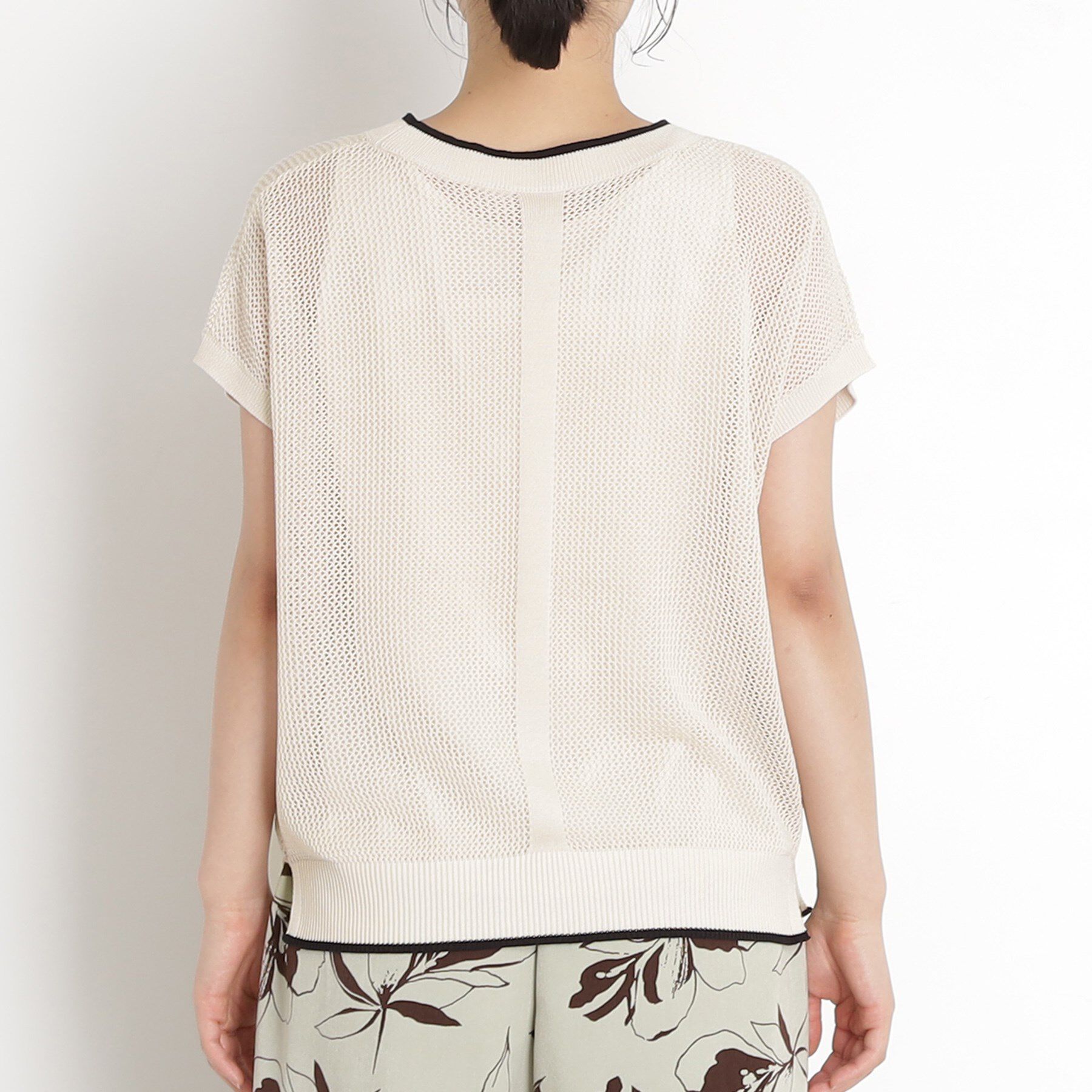 THE SHOP TK「フレンチスリーブメッシュニットタンクセット【洗える】」|その他|