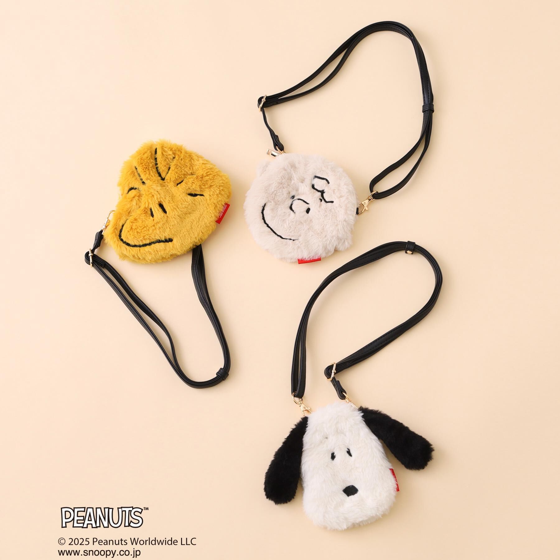 THE SHOP TK「PEANUTS/ピーナッツ ウッドストック ファーポーチ」|ショルダー・メッセンジャー|