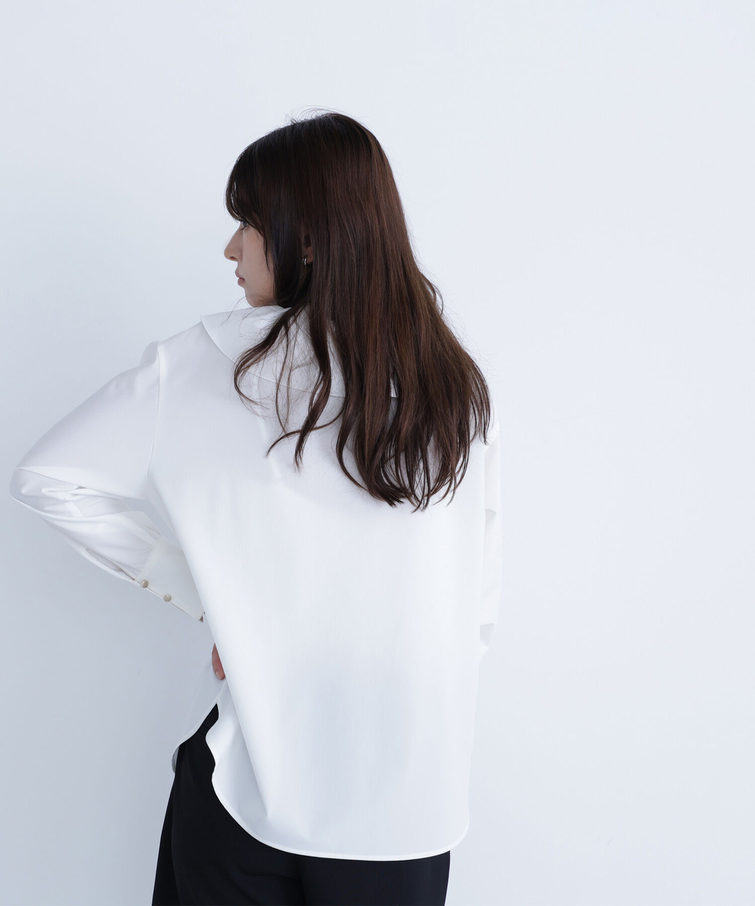  「デザインラッフルブラウス」|シャツ・ブラウス|