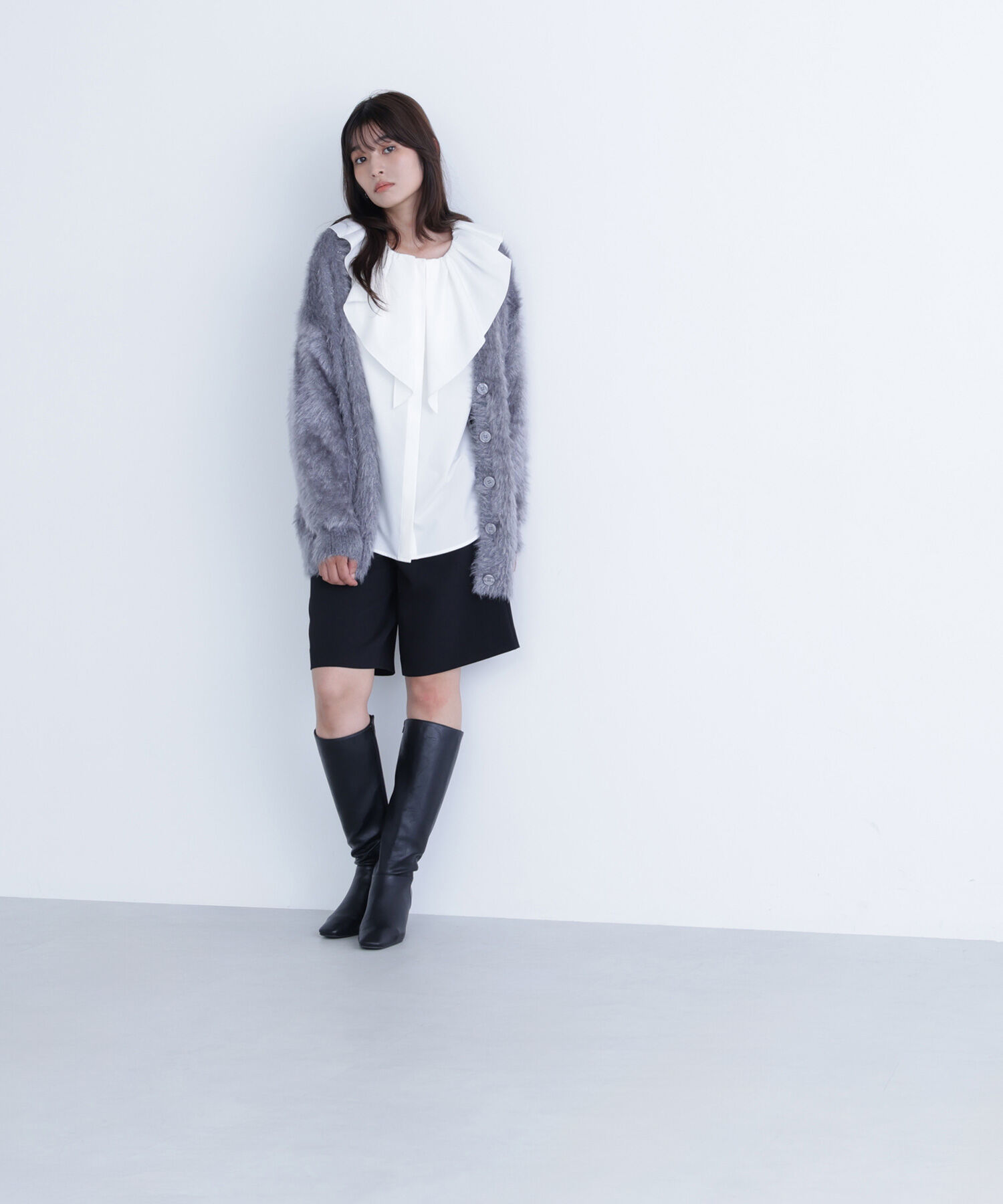  「デザインラッフルブラウス」|シャツ・ブラウス|