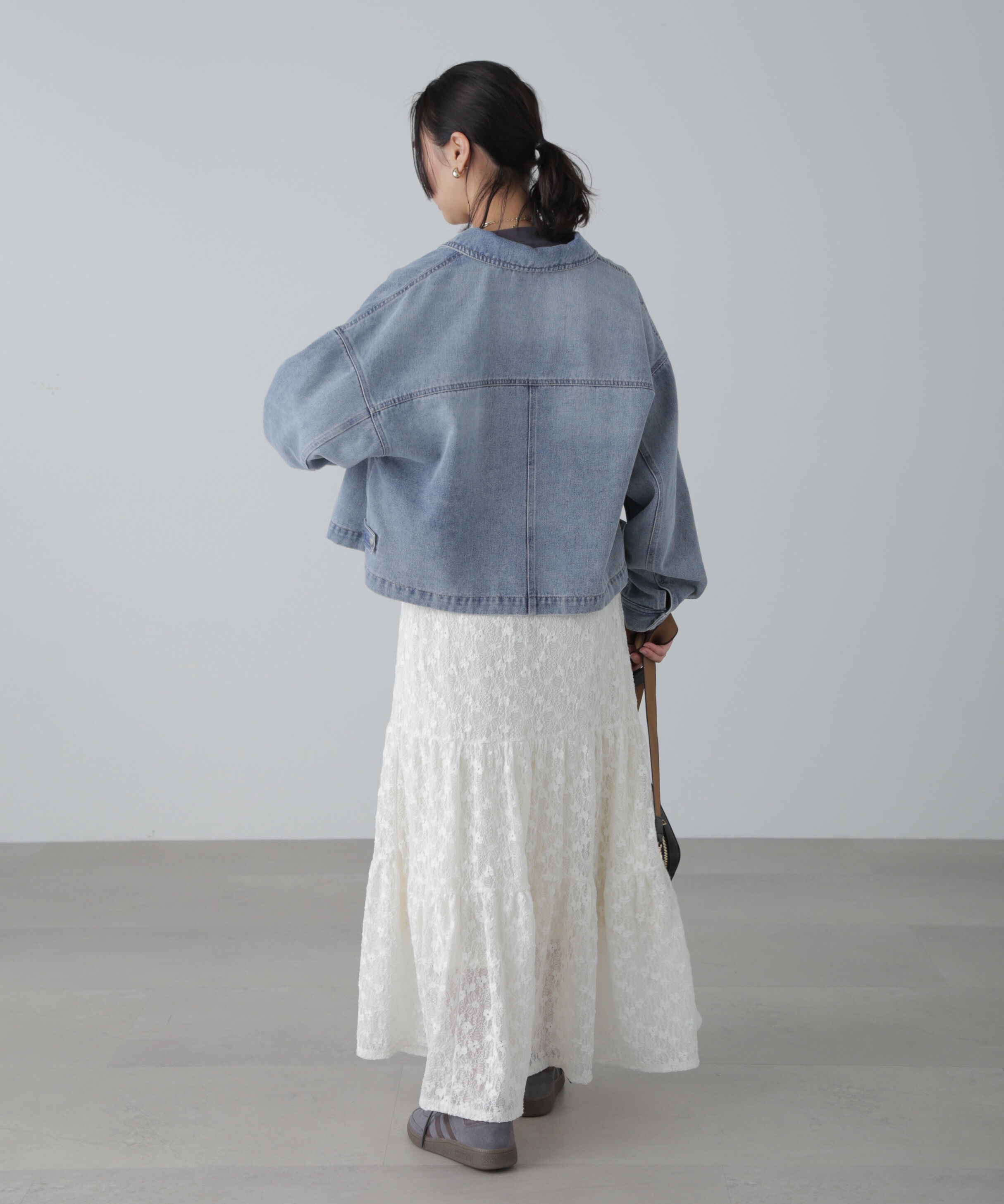  「フロントポケットショートシャツブルゾン」|ブルゾン・スタジャン|