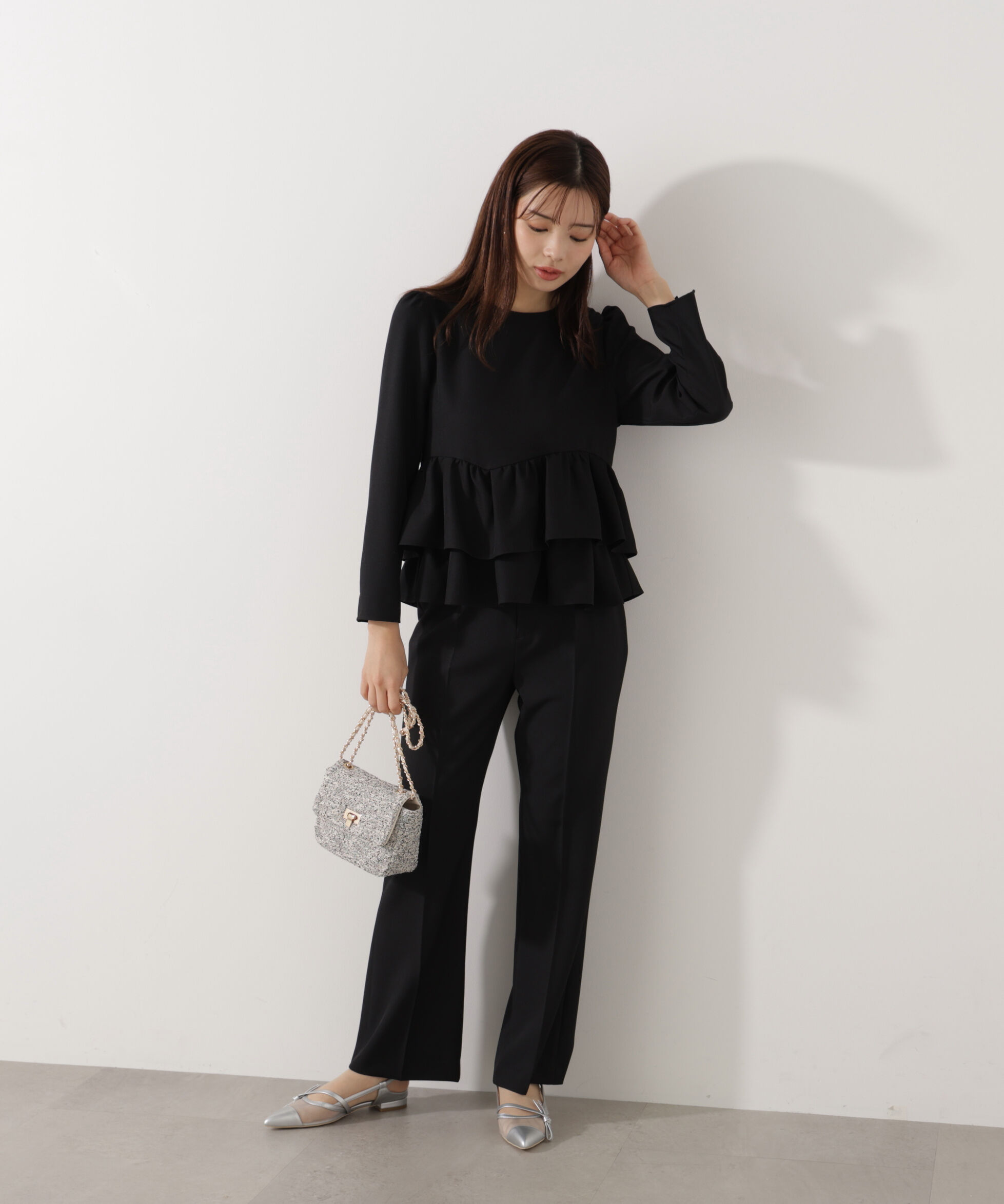 PROPORTION BODY DRESSING「＜ウォッシャブル＞美脚パンツ」|その他|ブラック