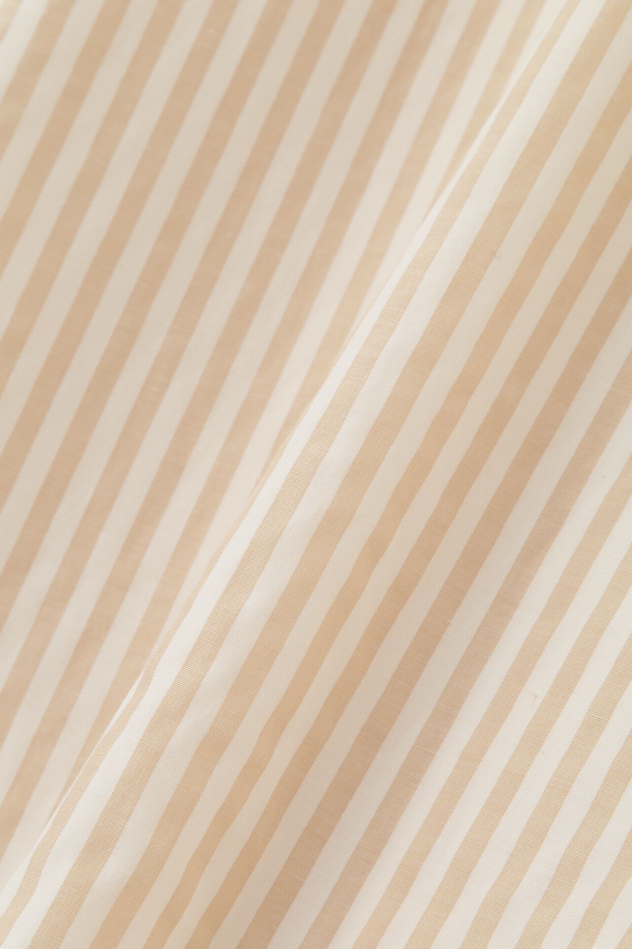  「◆オーガニックコットン混ストライプオーバーシャツ」|シャツ・ブラウス|