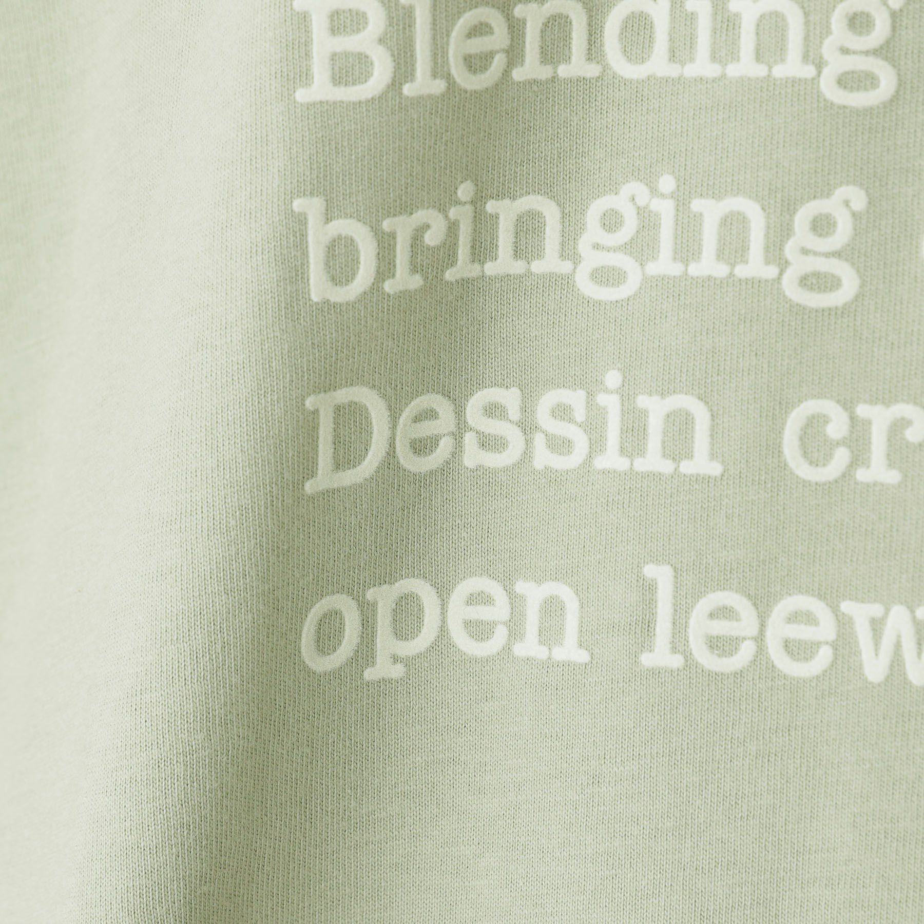 Dessin「【洗える】メッセージロゴロングスリーブTシャツ」|Tシャツ・カットソー|