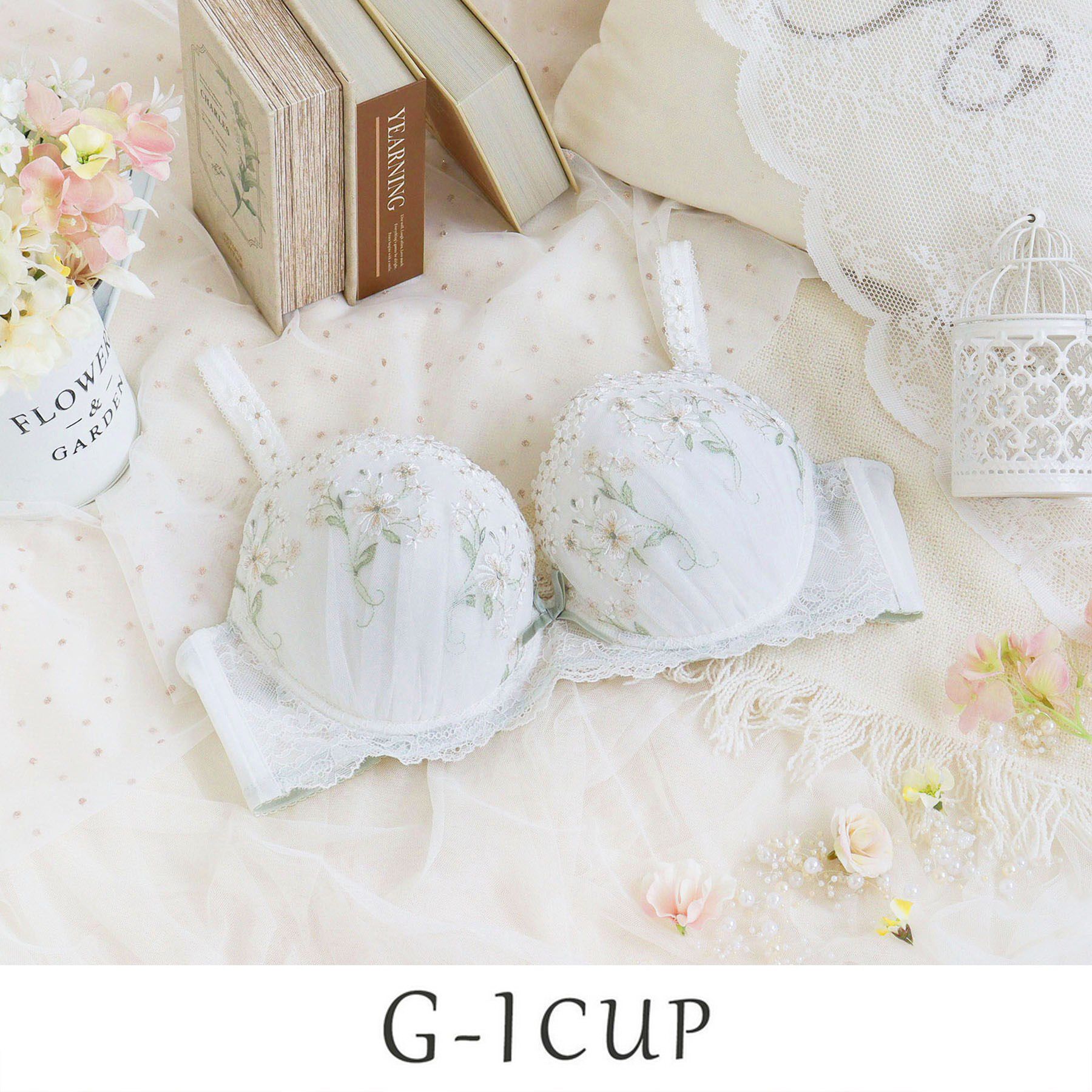 Risa Magli「レーナ ブラジャー (G-I) ＜Glamor Bra／バストアップタイプ＞」|インナー|ホワイト(001)