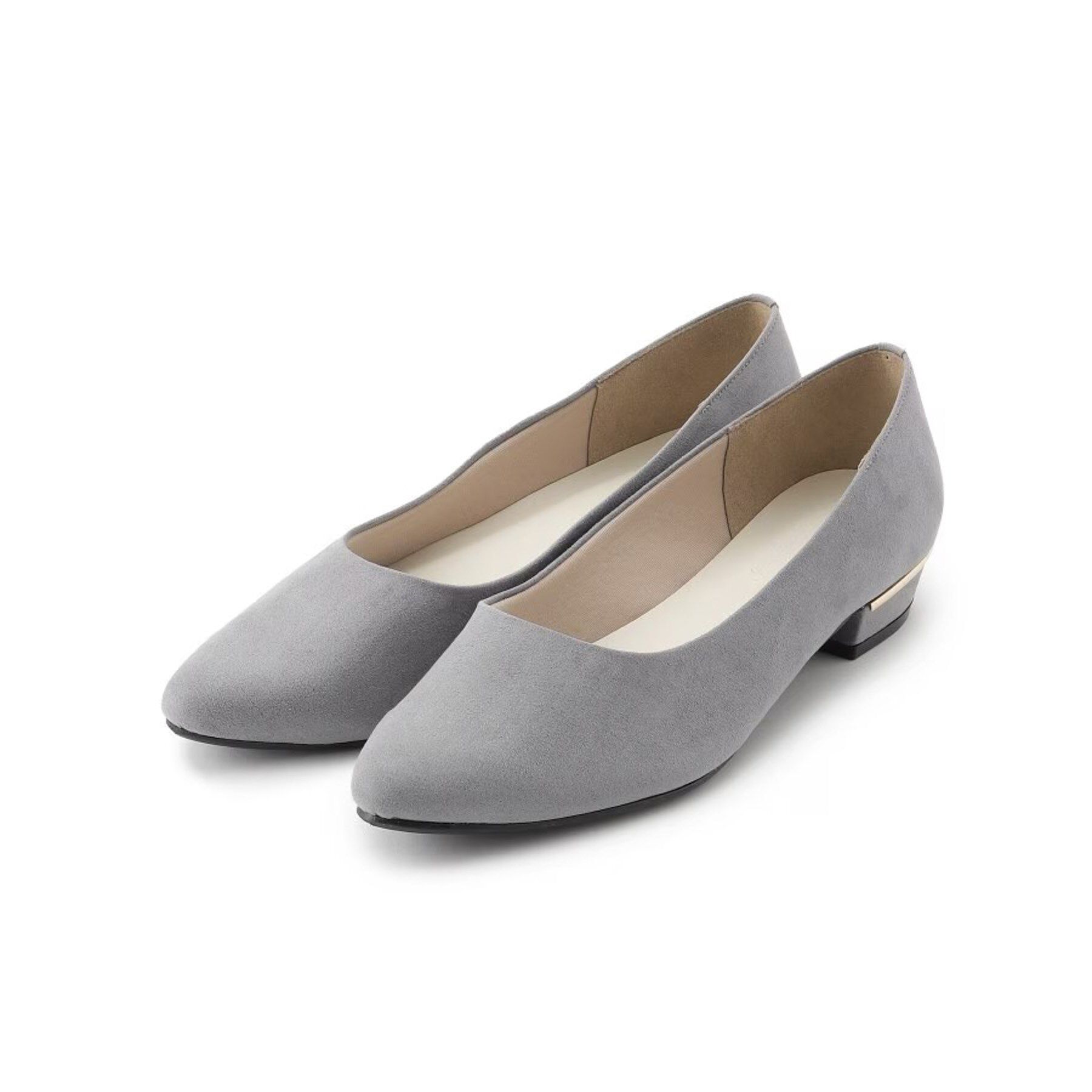 ESPERANZA「《定番》晴雨兼用クッションフラットパンプス」|パンプス|