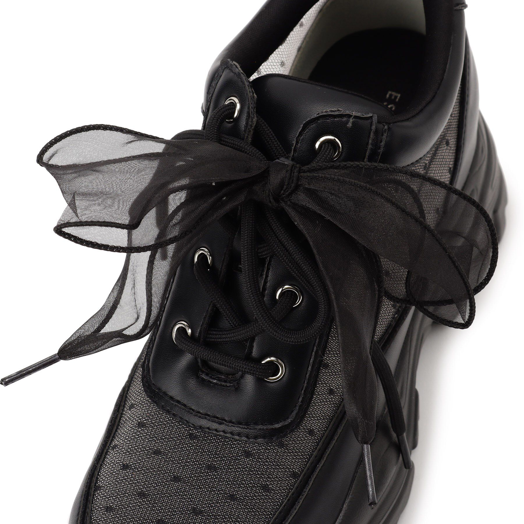 ESPERANZA「きゅんフィットインソールチュールリボンスニーカー」|スニーカー|