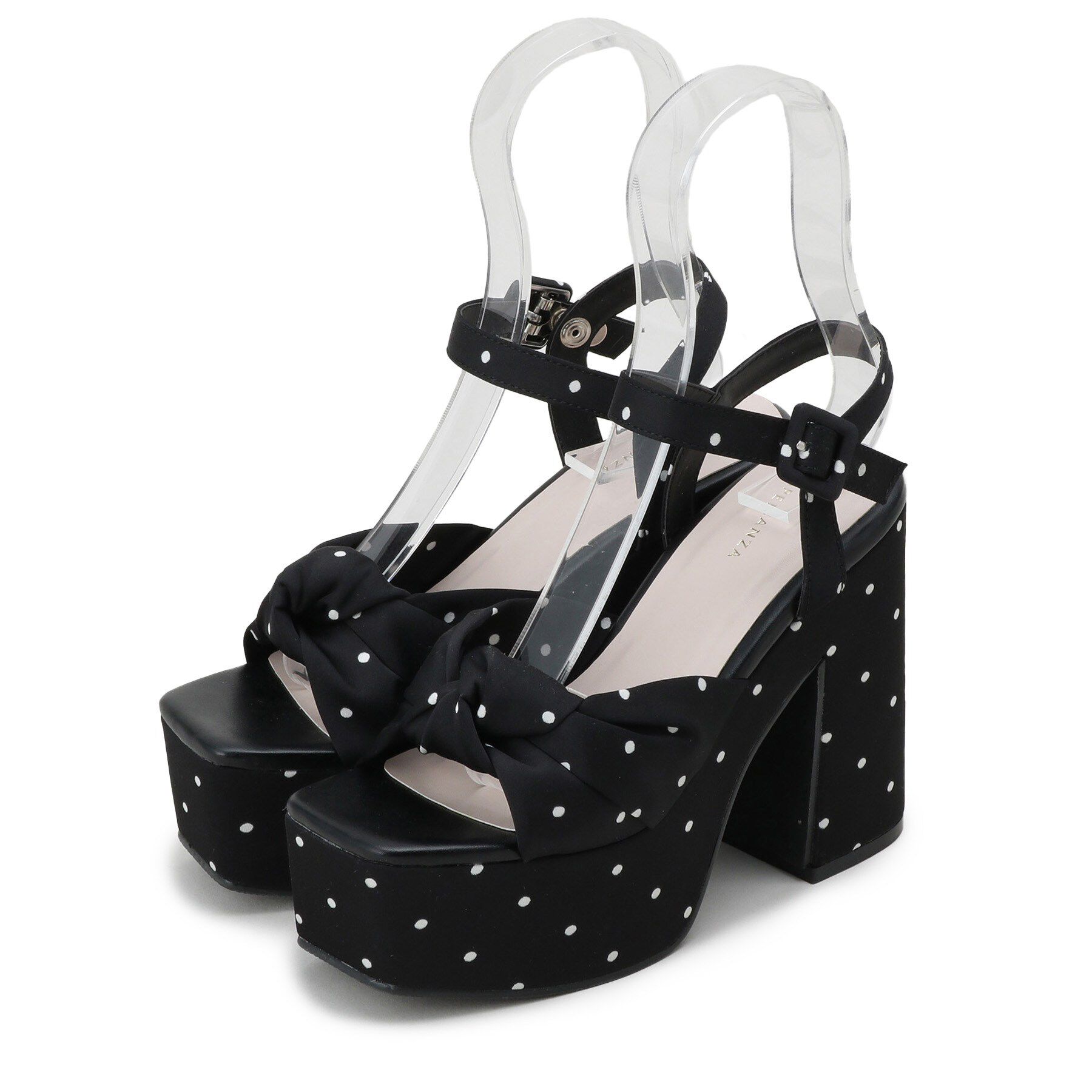 ESPERANZA「【ラク盛り／サンダル】リピーター続出／脚長美脚　ツイストリボンサンダル」|サンダル|