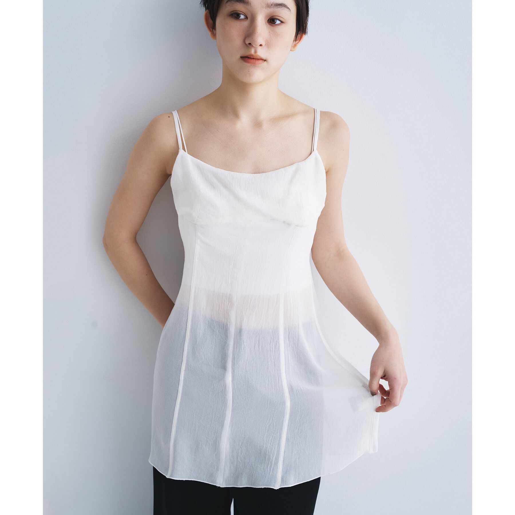 CODE A「georgette cami」|キャミソール|