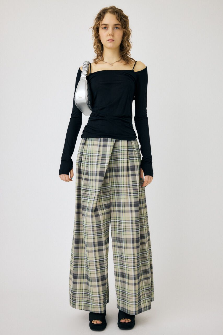 MOUSSY「WRAP WIDE パンツ」|その他|