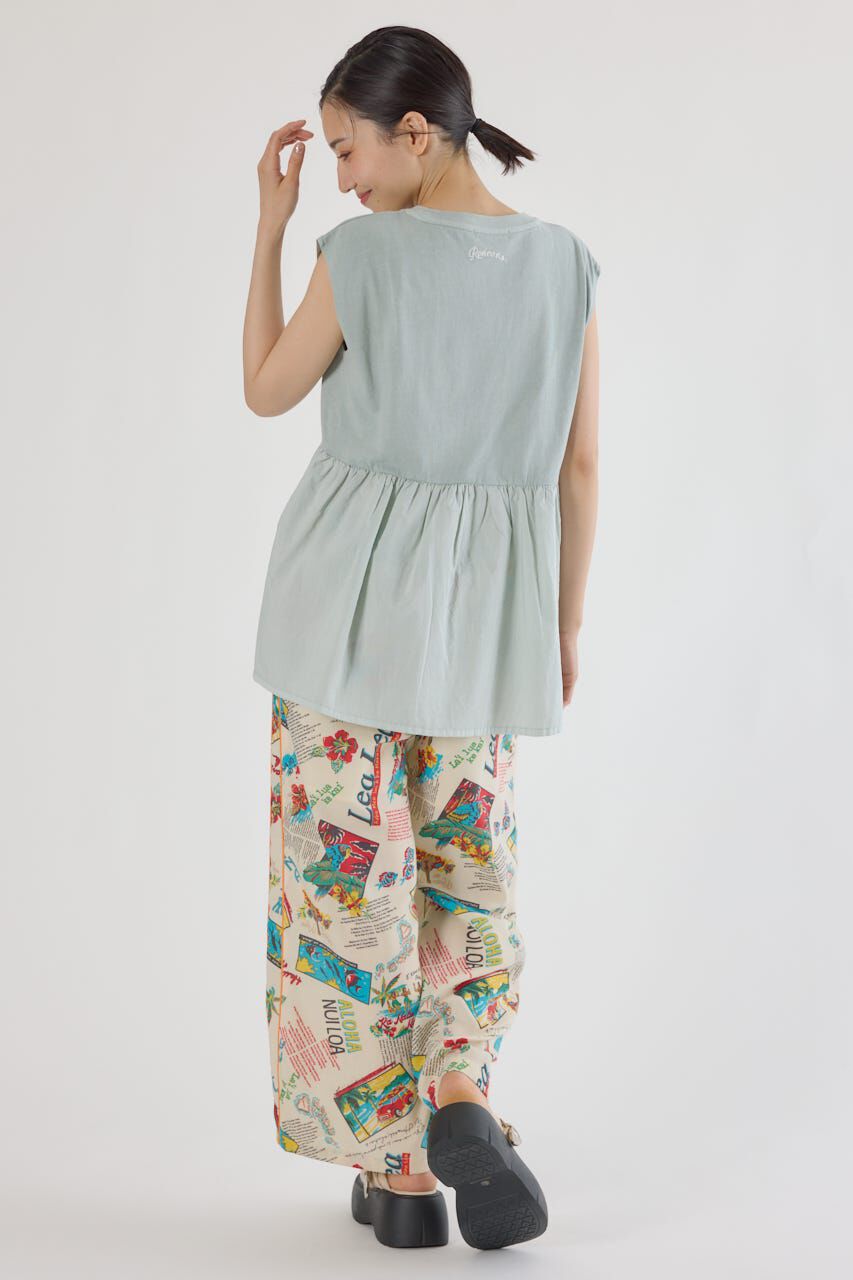 RODEO CROWNS「ピグメント切替フレアタンクトップ」|タンクトップ|